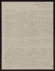 Letter from Venetia Cox to B. T. Cox